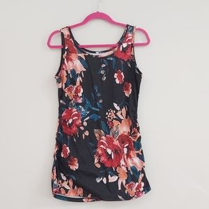 Floral Maternity Tank Top